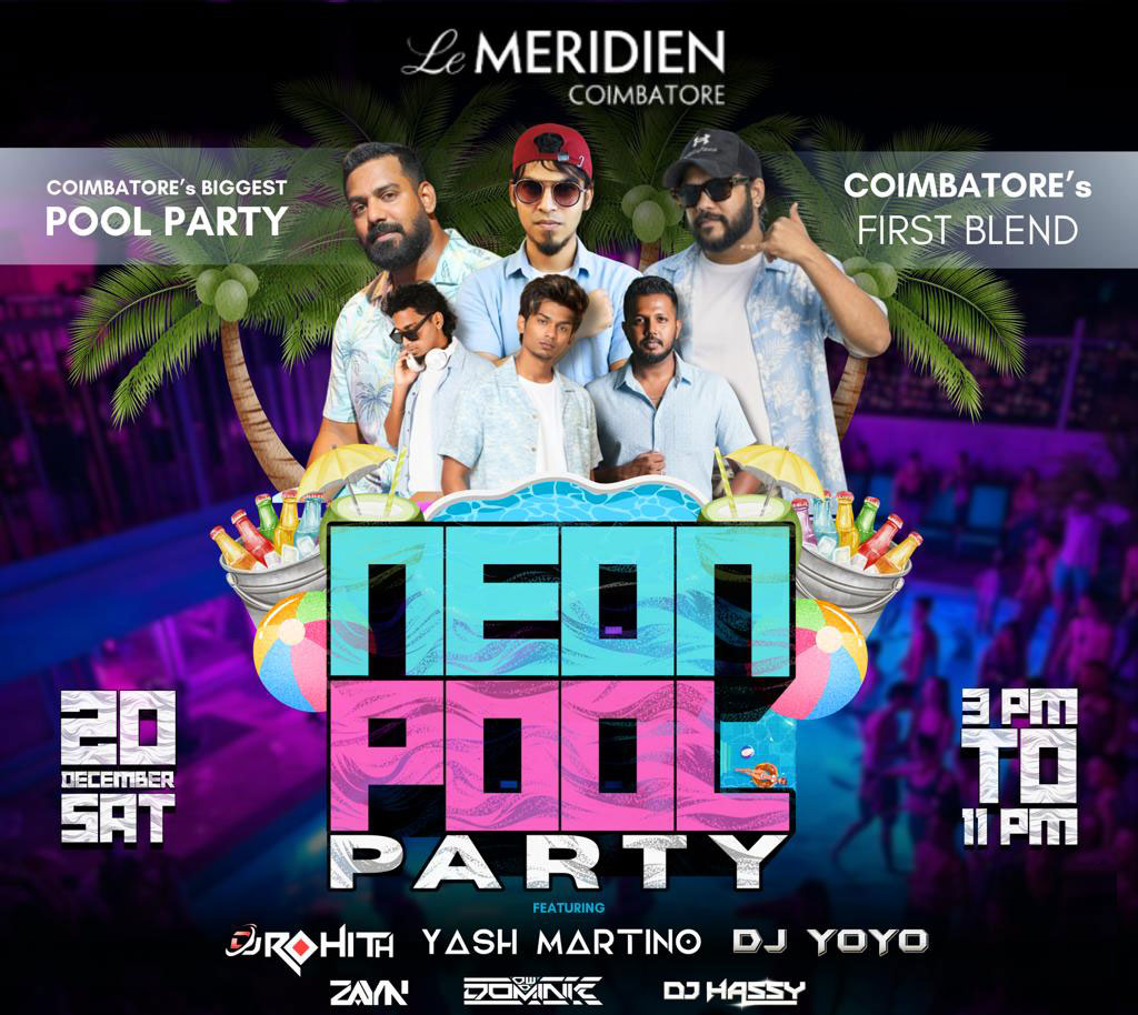 Neon Pool Party